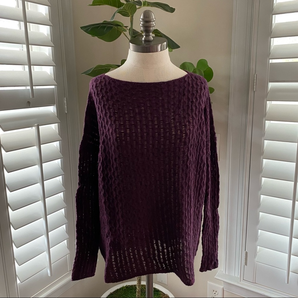 Sold!! Vince mini cable shirttail wool blend sweater xs - Picture 3 of 10